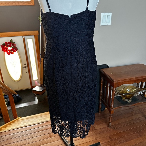 J Crew navy lace dress - Picture 2 of 7